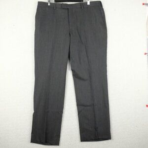 Coppley Dress Pants Mens 40R Dark Gray Dylan Wool Blend Lightweight Formal